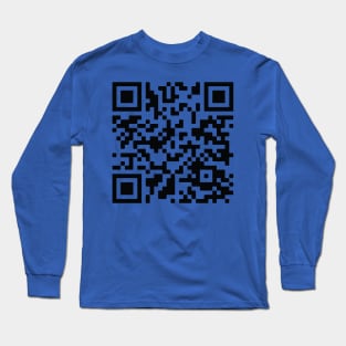 Rick Roll QR Long Sleeve T-Shirt